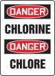 DANGER-CHLORINE (BILINGUAL FRENCH)