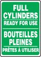 FULL CYLINDERS READY FOR USE (BILINGUAL FRENCH - BOUTEILLES PLEINES PRÊTES À UTILISER)