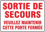 SORTIE DE SECOURS VEUILLEX MAINTENIER CETTE PORTE FERMÉE (FRENCH)