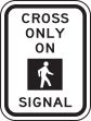 CROSS ONLY ON (PED) SYMBOL