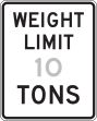 WEIGHT LIMIT __ TONS