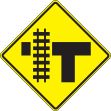 (T-INTERSECTION PARALLEL RAILROAD CROSSING LEFT)