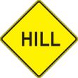Traffic Sign, Legend: HILL
