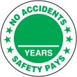 NO ACCIDENTS SAFETY PAYS ___ YEARS