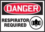 RESPIRATOR REQUIRED (W/GRAPHIC)