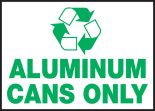 ALUMINUM CANS ONLY (W/GRAPHIC)