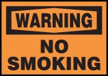 Safety Label, Header: WARNING, Legend: NO SMOKING