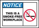 THIS IS A SMOKE-FREE WORKPLACE (W/GRAPHIC)