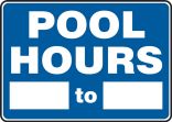 POOL HOURS __ TO __