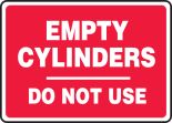 EMPTY CYLINDERS DO NOT USE