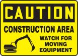 CONSTRUCTION AREA WATCH FOR MOVING EQUIPMENT (W/GRAPHIC)