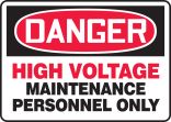 HIGH VOLTAGE MAINTENANCE PERSONNEL ONLY