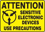 ATTENTION SENSITIVE ELECTRONIC DEVICES USE PRECAUTIONS