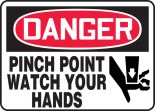 PINCH POINT WATCH YOUR HANDS (W/GRAPHIC)