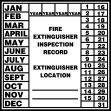 FIRE EXTINGUISHER INSPECTION RECORD EXTINGUISHER LOCATION