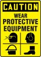 WEAR PROTECTIVE EQUIPMENT (W/GRAPHIC)