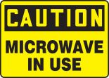 MICROWAVE IN USE