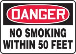 NO SMOKING WITHIN 50 FEET