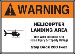 WRN HELICOPTER LANDING AREA...