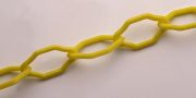 yellow plastic safety chain