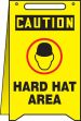 Plant & Facility, Header: CAUTION, Legend: CAUTION HARD HAT AREA