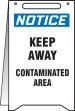 Plant & Facility, Header: NOTICE, Legend: Notice Keep Away Contaminated Area
