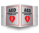 AED AUTOMATED EXTERNAL DEFIBRILLATOR W/GRAPHIC