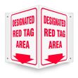 3D Projection™ Sign: Designated Red Tag Area