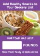 Digi-Day® 3 Magnetic Faces: Add Healthy Snacks To Your Grocery List - Our Team Has Lost _ Pounds - Have Them Ready To Grab And Go