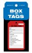 Box of Tags: Barricade 5S Red Tag