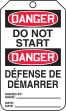 DANGER DO NOT START (English/French)