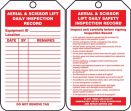 AERIAL & SCISSOR LIFT DAILY INSPECTION RECORD