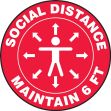 Social Distance Maintain 6 FT