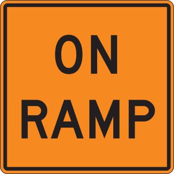 Traffic Sign, Legend: ON RAMP