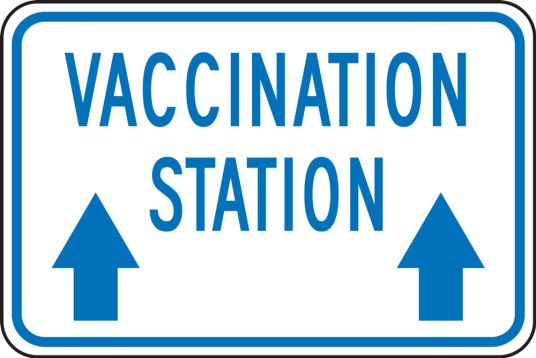 Vaccination Station (Up arrow)