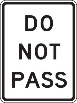 DO NOT PASS