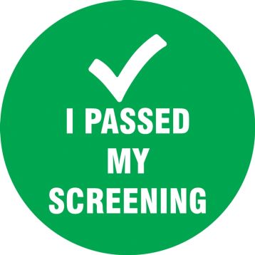 i passed my screening