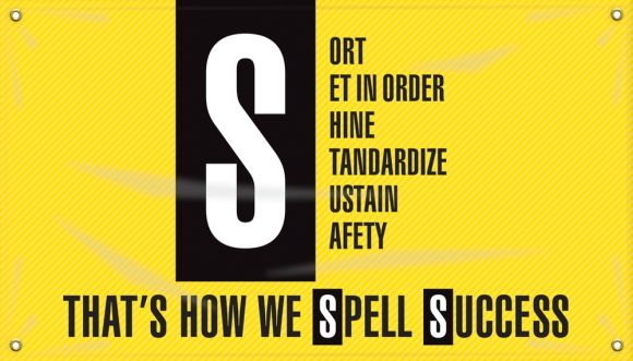 6S Motivational Banner: That's How We Spell Success
