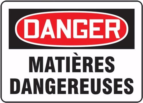 DANGER MATIÈRES DANGEREUSES (FRENCH)