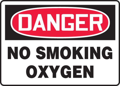 NO SMOKING OXYGEN