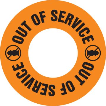 OUT OF SERVICE W/GRAPHIC