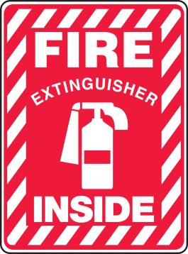 FIRE EXTINGUISHER INSIDE (W/GRAPHIC)