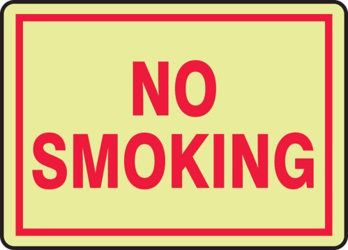 NO SMOKING (GLOW)