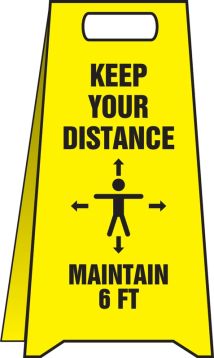 Keep Your Distance Maintain 6 FT