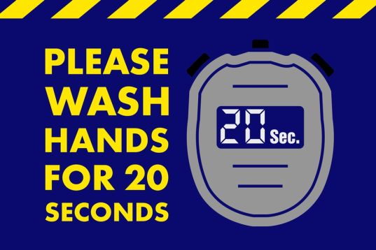 Please Wash Hands For 20 Sec