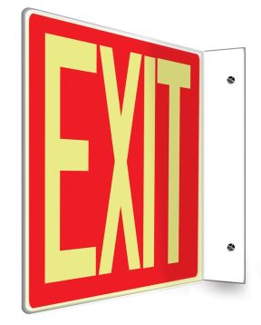 EXIT (GLOW/RED)