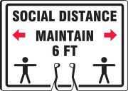 social Distance Maintain 6FT