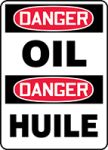 DANGER OIL (BILINGUAL FRENCH)