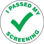 I passed my screening