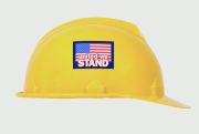Hard Hat Sticker: united we STAND